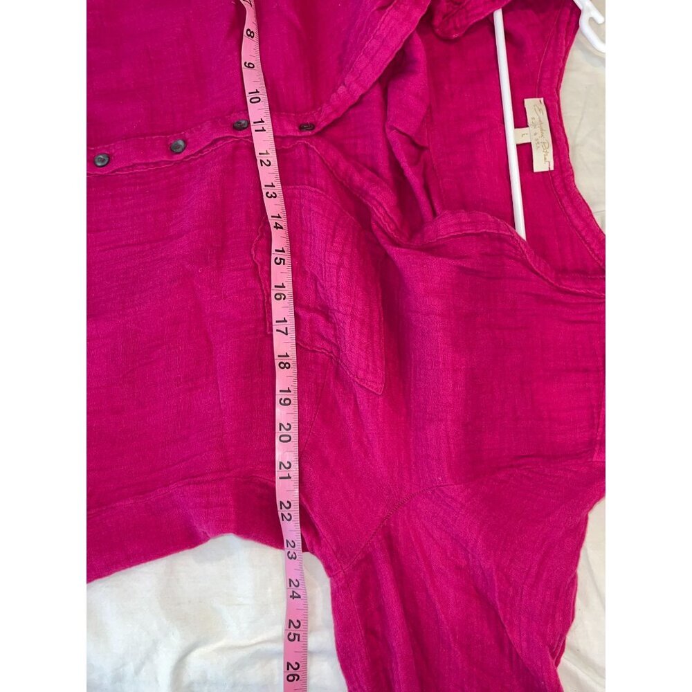 EVERYDAY RITUALTracey Gauze Kaftan Coverup Dress Size L - Picture 6 of 9